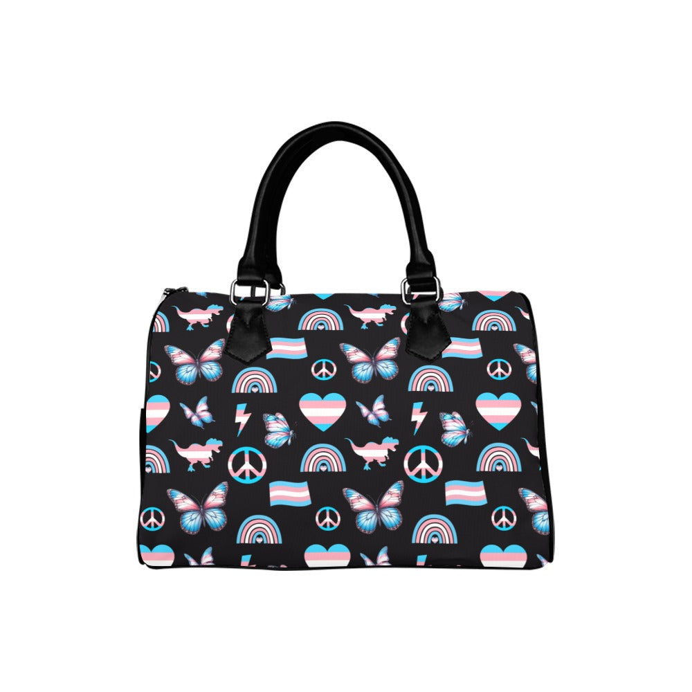 Trans Love Boston Handbag - Offbeat Sweetie