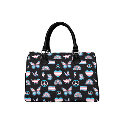 Trans Love Boston Handbag - Offbeat Sweetie