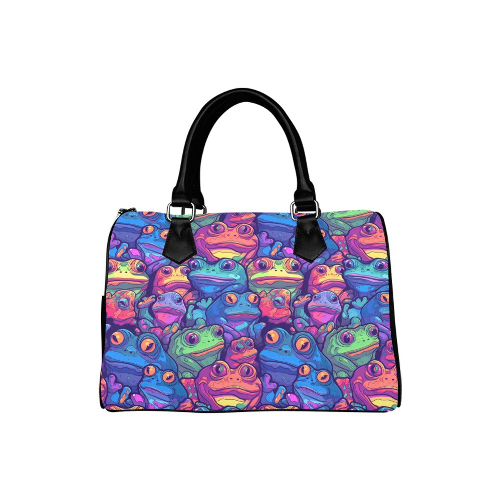 Hypnofrog Boston Handbag - Offbeat Sweetie