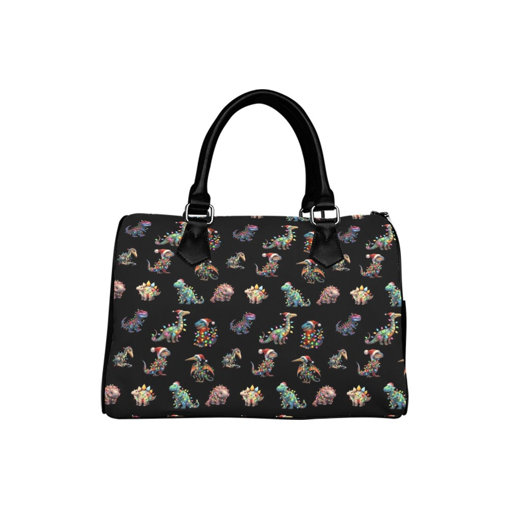 Dinos In Lights Boston Handbag - Offbeat Sweetie