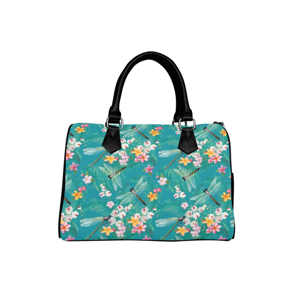Dragonflies Boston Handbag - Offbeat Sweetie