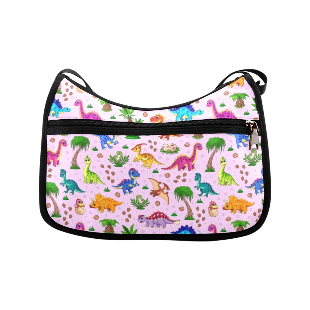 Pink Baby Dinos Crossbody Bag - Offbeat Sweetie