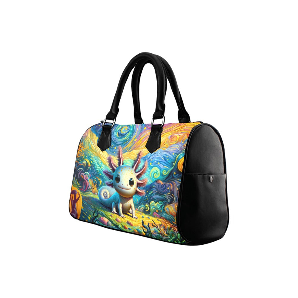 Adorable Axolotls Boston Handbag - Offbeat Sweetie