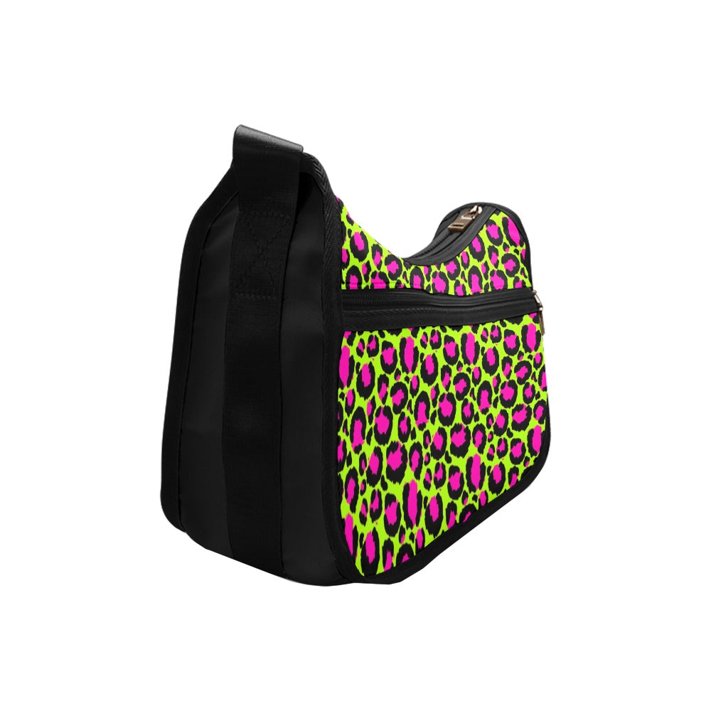 Neon Leopard Crossbody Bag - Offbeat Sweetie
