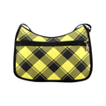 Sunny Yellow Plaid Crossbody Bag