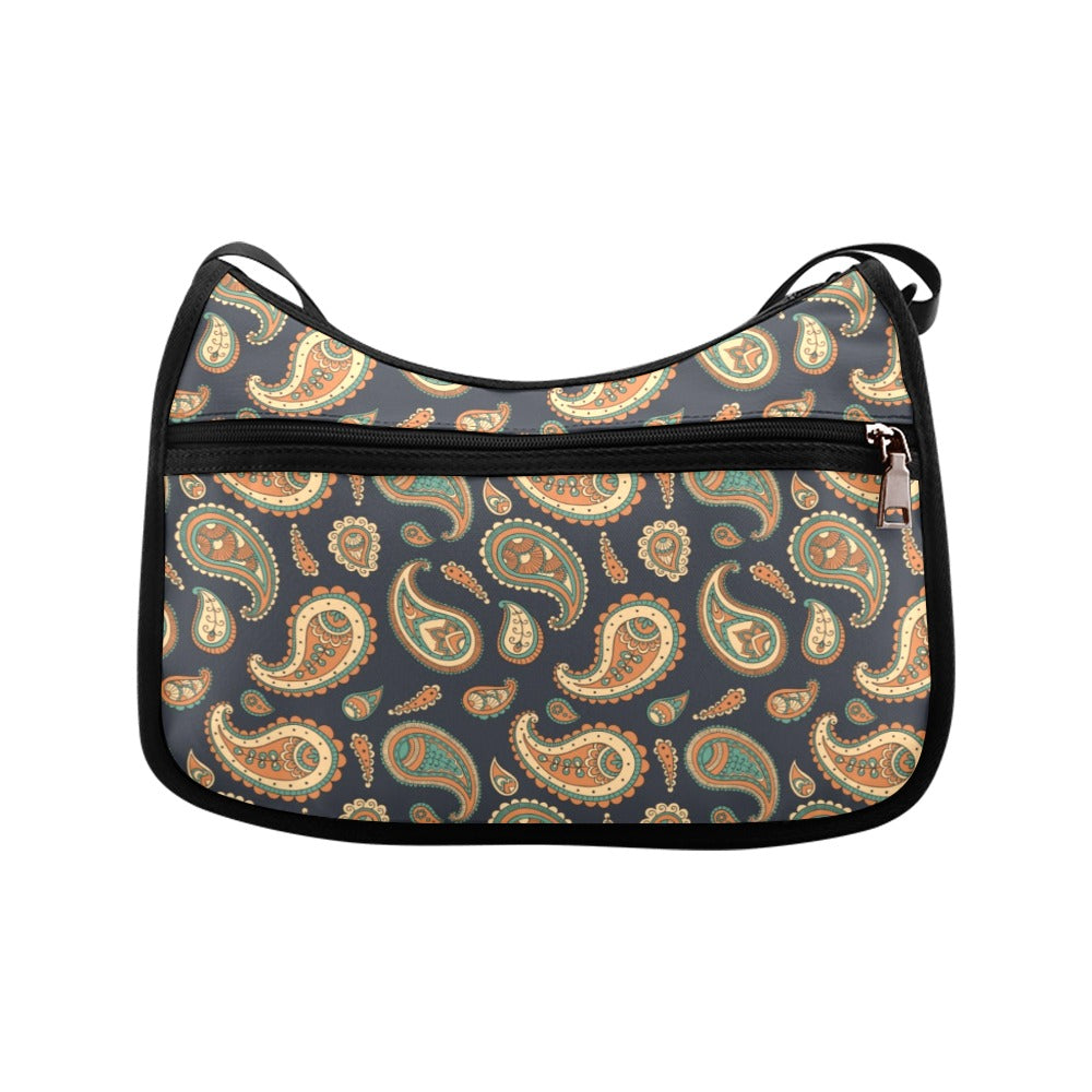 Retro Paisley Crossbody Bag - Offbeat Sweetie