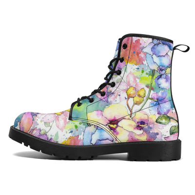 Watercolour Flowers Boots - Offbeat Sweetie