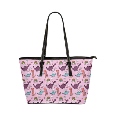 Dinos And Rainbows Pink Tote Bag – Offbeat Sweetie